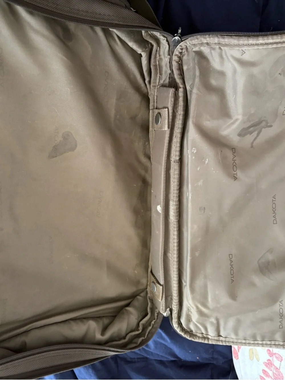 Dakota by Tumi Olive Green Ballistic Nylon Carry-On Bag